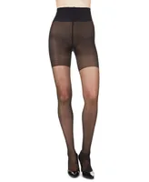 MeMoi Women's High Waisted Body Slimming Control Top Tights