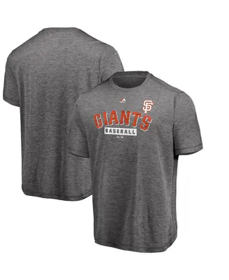 Men's Majestic Gray San Francisco Giants Official Fandom Cool Base T-shirt