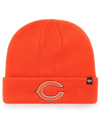 Men's '47 Orange Chicago Bears Secondary Basic Cuffed Knit Hat