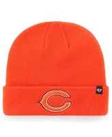 Men's '47 Orange Chicago Bears Secondary Basic Cuffed Knit Hat