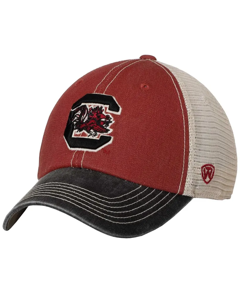 Men's Top of the World Garnet, Black South Carolina Gamecocks Offroad Trucker Adjustable Hat