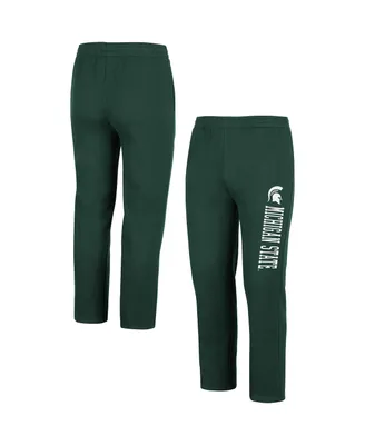 Men's Colosseum Green Michigan State Spartans Fleece Pants