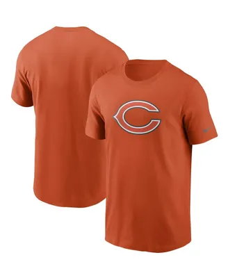 Men's Nike Orange Chicago Bears Primary Logo T-shirt