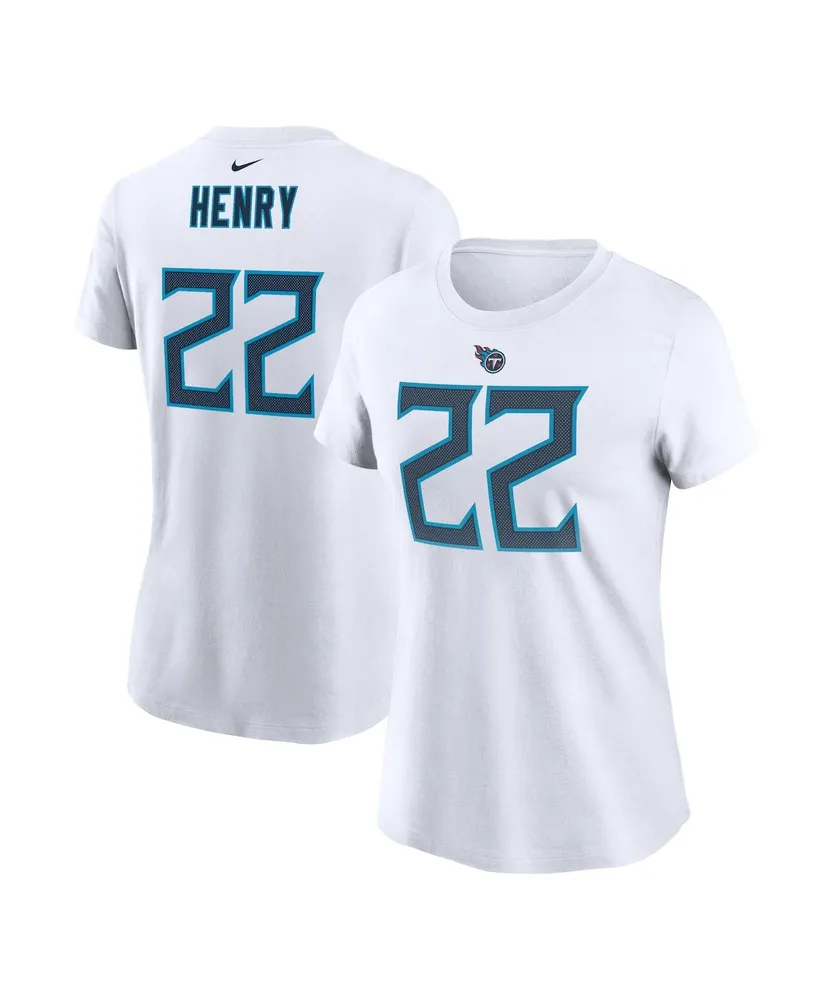 Fanatics Women's Derrick Henry Light Blue Tennessee Titans Team Player Name  Number Tri-Blend Raglan 3/4 Sleeve T-shirt - Macy's