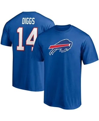 Men's Fanatics Stefon Diggs Royal Buffalo Bills Player Icon Name Number T-shirt