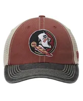 Men's Florida State Seminoles Top of the World Offroad Trucker Adjustable Hat - Garnet