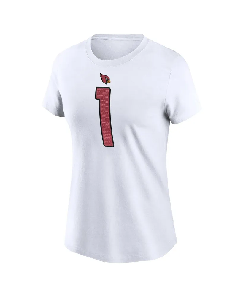 Women's Nike Kyler Murray White Arizona Cardinals Player Name Number T-shirt