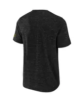 Men's Nfl x Darius Rucker Collection by Fanatics Black Pittsburgh Steelers Slub Henley T-shirt