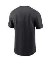 Men's Nike Black Carolina Panthers Primary Logo T-shirt