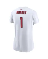 Women's Nike Kyler Murray White Arizona Cardinals Player Name Number T-shirt