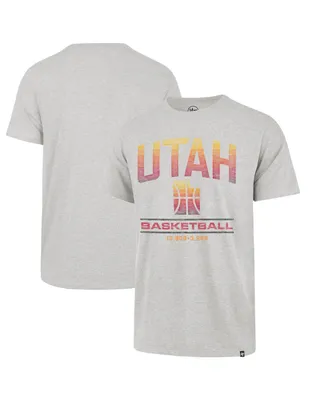 Men's '47 Gray Utah Jazz 2021/22 City Edition Elements Franklin T-shirt