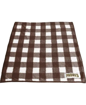 San Diego Padres 50" x 60" Buffalo Check Frosty Fleece Blanket