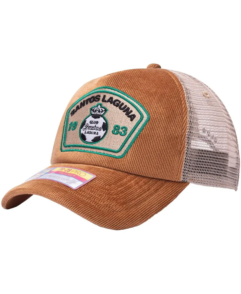 Men's Tan Santos Laguna Camionero Trucker Snapback Hat