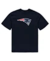 Men's Concepts Sport Navy, Heathered Charcoal New England Patriots Big and Tall T-shirt Shorts Set