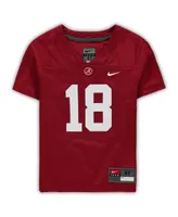 Boys and Girls Toddler Nike #18 Crimson Alabama Tide Untouchable Football Jersey