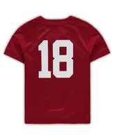 Boys and Girls Preschool Nike #18 Crimson Alabama Crimson Tide Untouchable Football Team Jersey