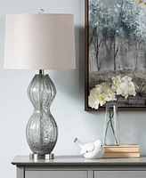 31" Glass Table Lamp