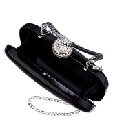 Women's Crystal Handle Minaudiere