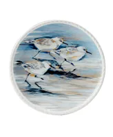 Certified International Shorebirds Salad Plate, Set of 4