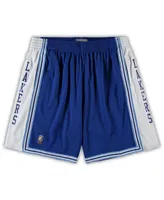 Men's Mitchell Ness Royal Los Angeles Lakers Big Tall Hardwood Classics Team Swingman Shorts