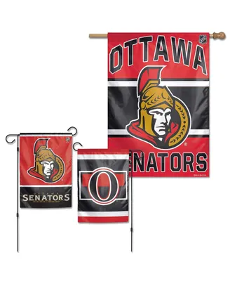 Wincraft Ottawa Senators House Flag and Garden Flag Pack
