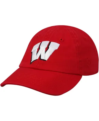 Infant Unisex Top of The World Red Wisconsin Badgers Mini Me Adjustable Hat