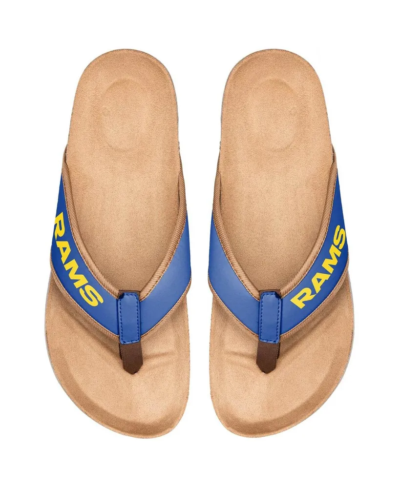 Men's Foco Los Angeles Rams Cork Flip Flops