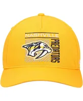 Men's '47 Gold Nashville Predators Reflex Hitch Snapback Hat