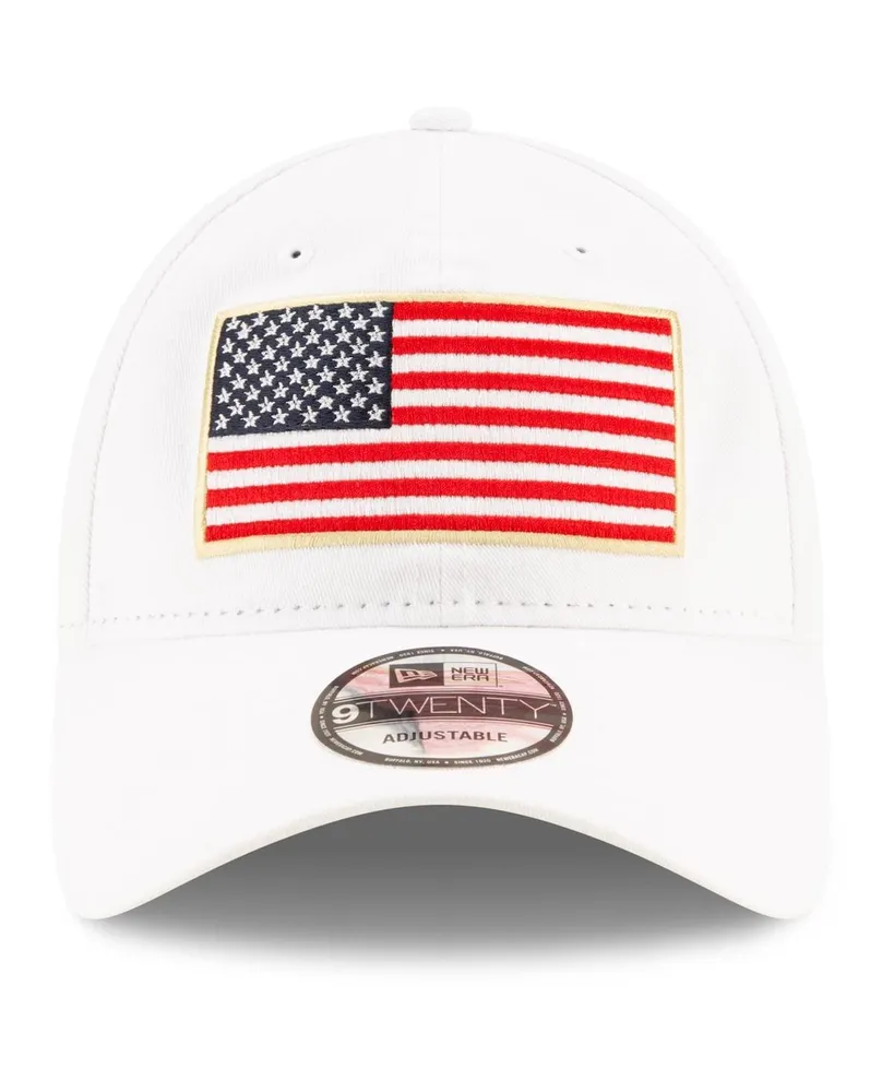 Men's New Era White Syracuse Orange Country First 9Twenty Adjustable Hat