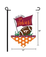 Magnolia Lane 12" x 18" Virginia Tech Hokies Pointed Garden Flag