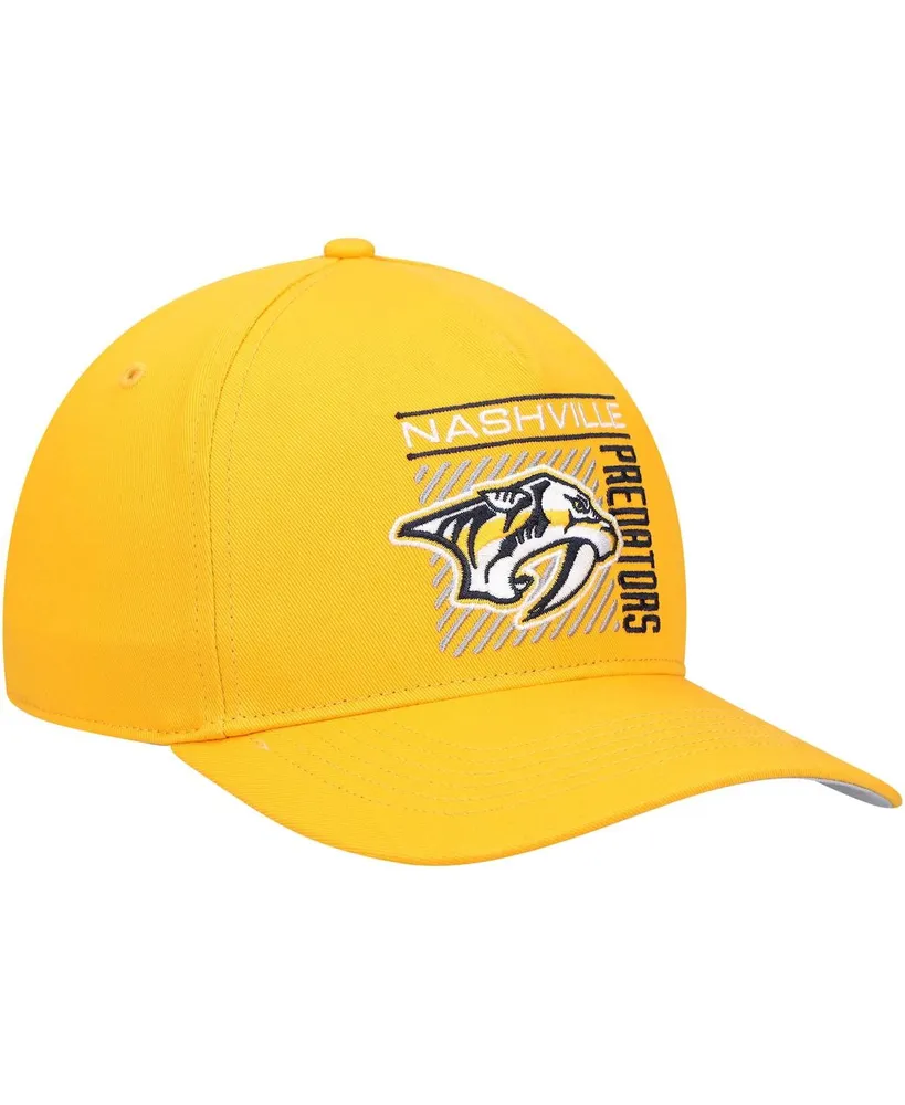 Men's '47 Gold Nashville Predators Reflex Hitch Snapback Hat