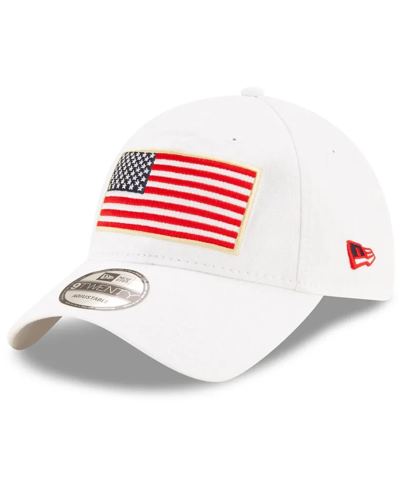 Men's New Era White Syracuse Orange Country First 9Twenty Adjustable Hat