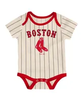 Unisex Infant Navy and Red and Cream Boston Red Sox Future 1 3-Pack Bodysuit Set