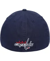 Men's '47 Navy Washington Capitals Logo Franchise Fitted Hat