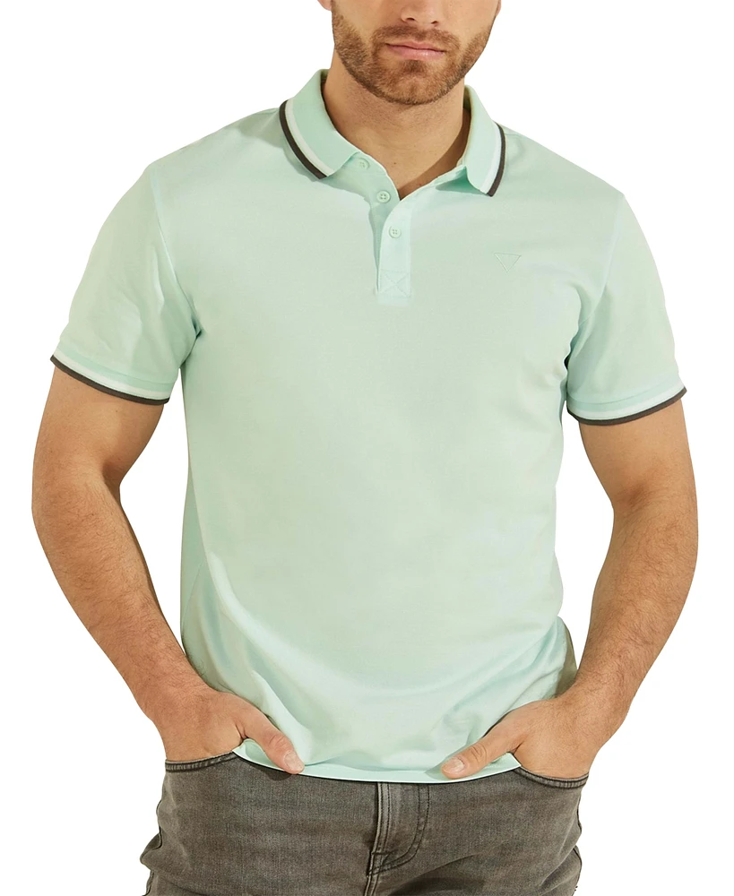 Guess Men's Sports Pique Polo