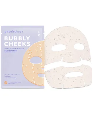 Patchology Bubbly Cheeks Brightening Hydrogel Face Mask