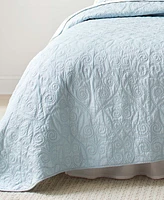 Laura Ashley Felicity Cotton Reversible Piece Quilt Set