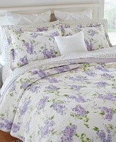 Laura Ashley Keighley Cotton Reversible 3 Piece Quilt Set
