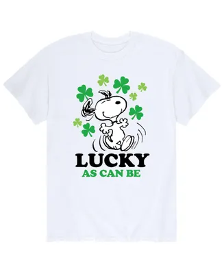 Men's Peanuts Snoopy Lucky T-Shirt