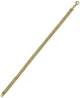 Circle Braided Bracelet in 14k Gold