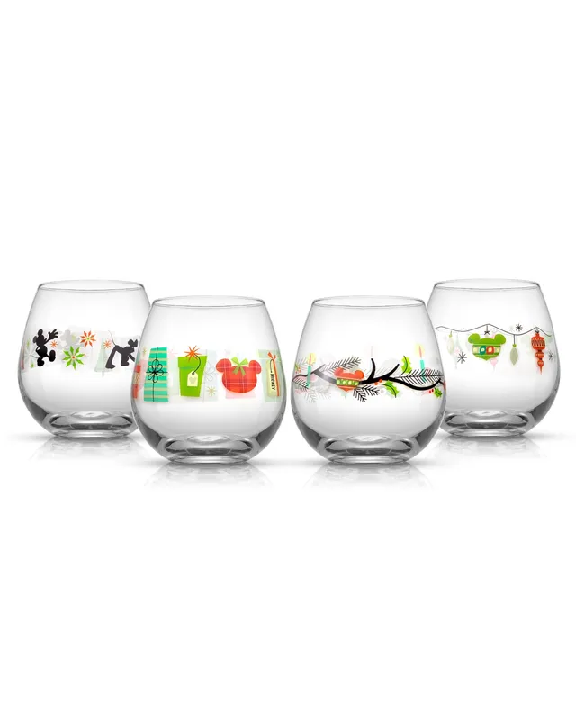 Holiday Stemless Wine Glasses, Set of 2, Created for Macy's