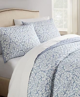 Waverly 3 Piece Traditions Dashing Damask Quilt Set