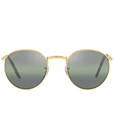 Ray-Ban Unisex Polarized Sunglasses, RB3637 New Round 50