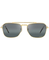 Ray-Ban Unisex Polarized Sunglasses, RB3636 New Caravan 58