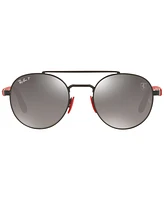 Ray-Ban RB3696M Scuderia Ferrari Collection 51 Unisex Polarized Sunglasses