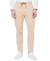 Society of Threads Men's Khaki Drawstring Pants