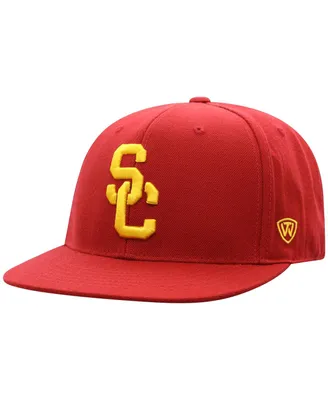 Men's Top of the World Cardinal Usc Trojans Team Color Fitted Hat