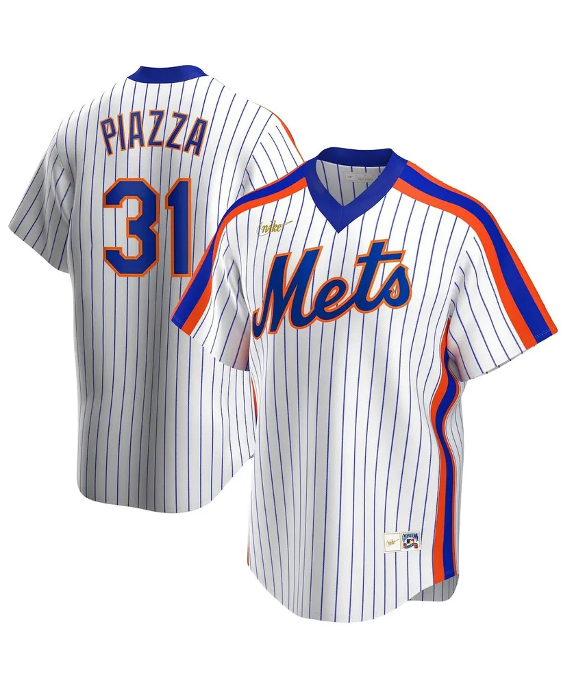 Men's Mitchell & Ness Mike Piazza Black New York Mets Alternate 2000 Cooperstown Collection Authentic Jersey
