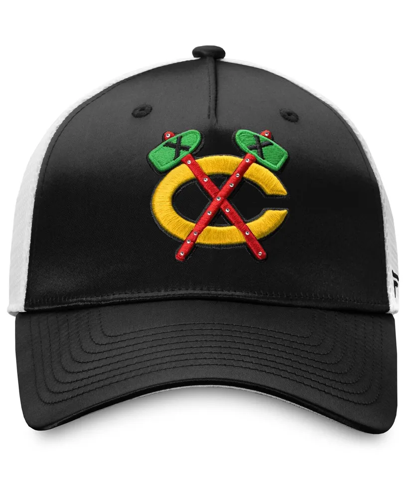 Women's Black Chicago Blackhawks Exclusive Trucker Snapback Hat