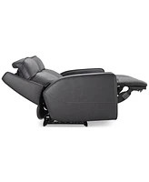 Closeout! Dextan Leather -Pc. Sofa with Power Recliners
